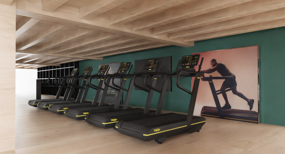 RunX — Six connected treadmills and a live leaderboard